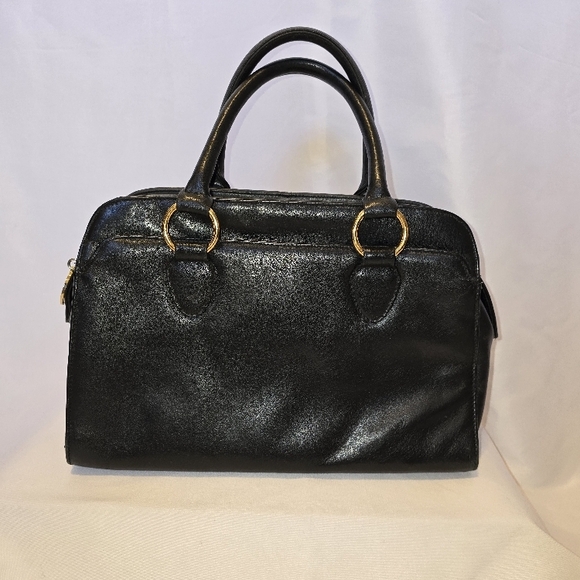 Croft & Barrow Gold and Black Satchel Bag - Picture 5 of 5
